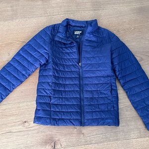 Blue Lands' End Puffer Jacket - Like New!